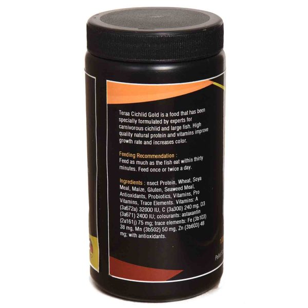 Teraa Cichlid Gold- Fish Food Premium 100gm