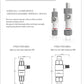 Qanvee CO2 inline atomizer M2 (16/22mm)